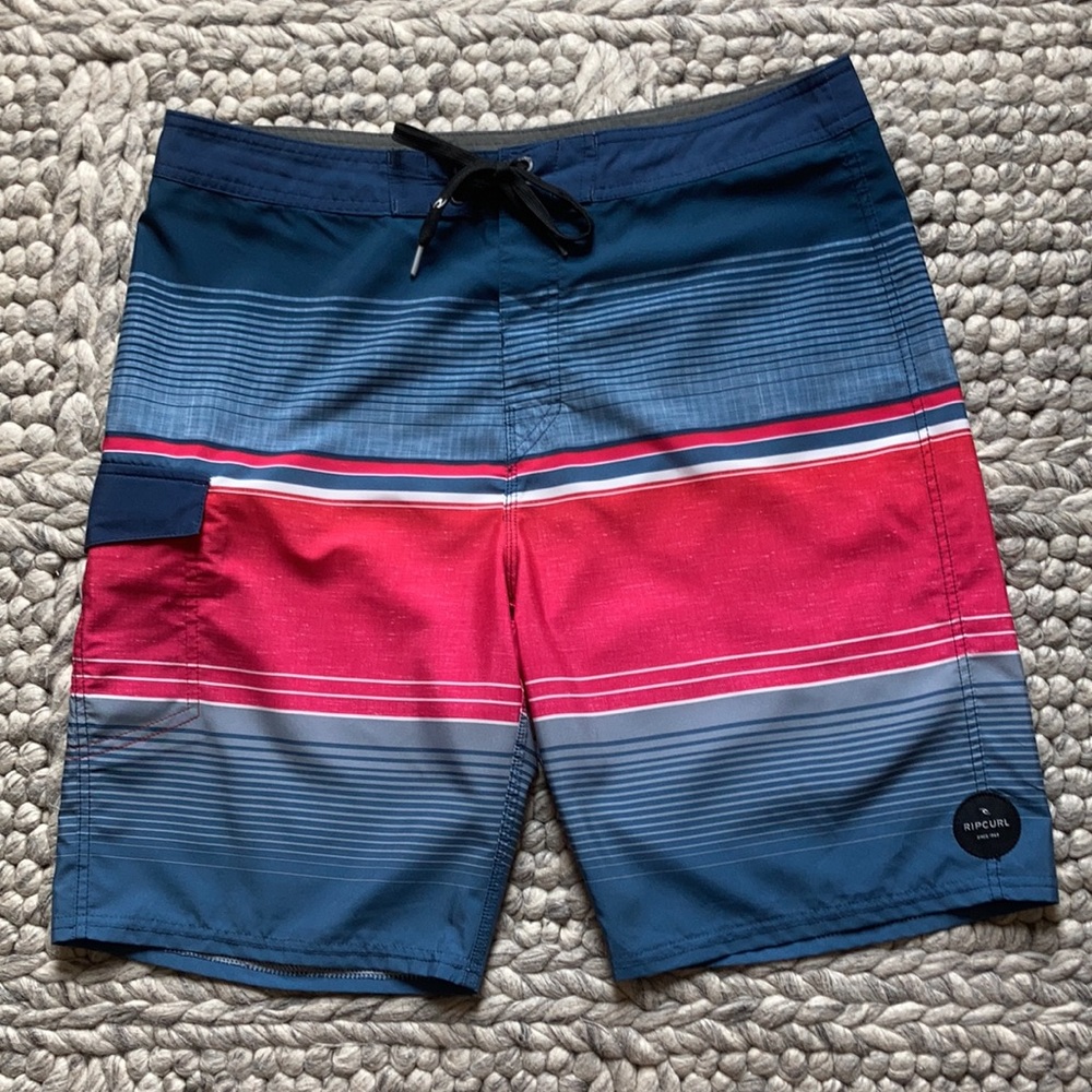 Rip Curl blue/red board shorts